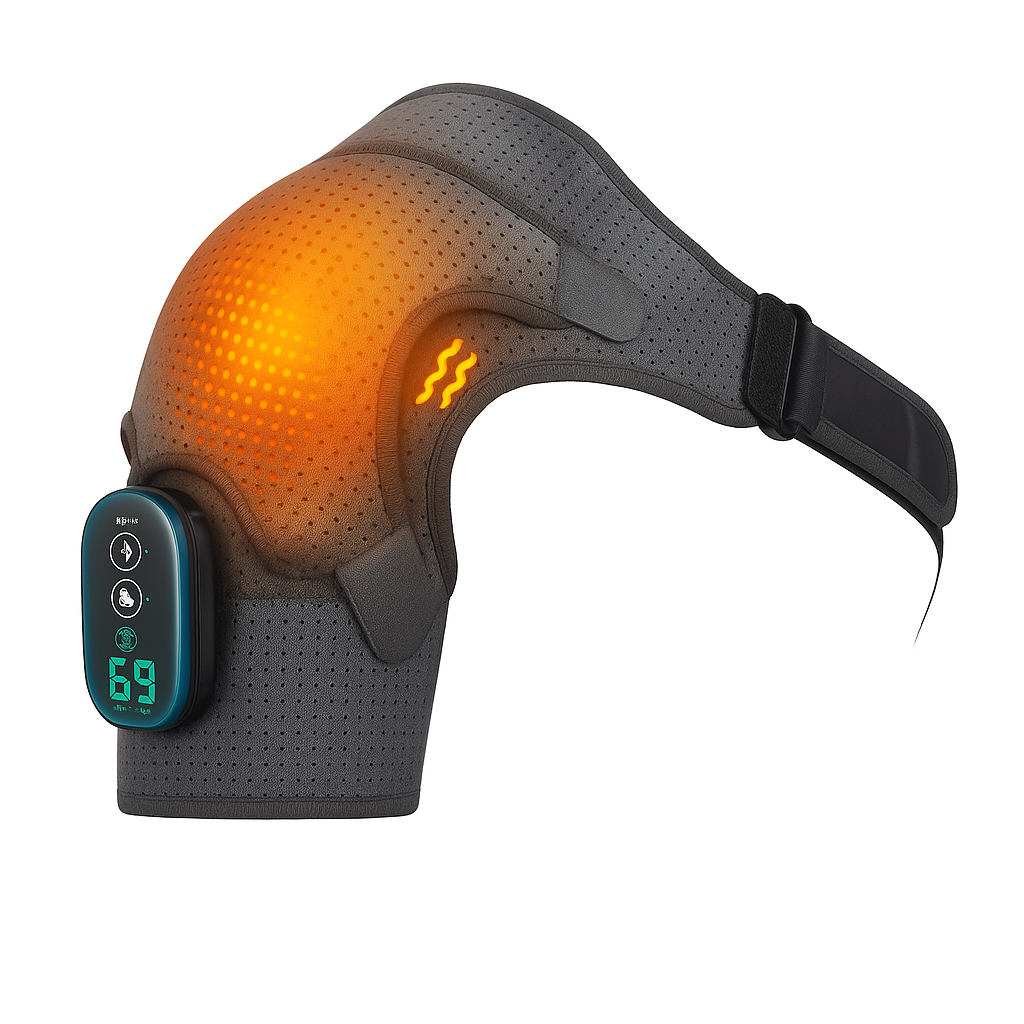Hombrera Térmica VibroRelief - Alivia el Dolor y Relaja con Masajes
