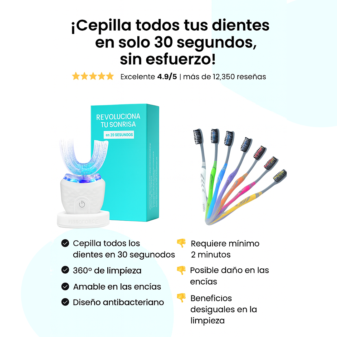 LumaBrush™ – Adiós al Cepillado Manual y al Mal Aliento en 30 Segundos
