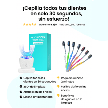 LumaBrush™ – Adiós al Cepillado Manual y al Mal Aliento en 30 Segundos