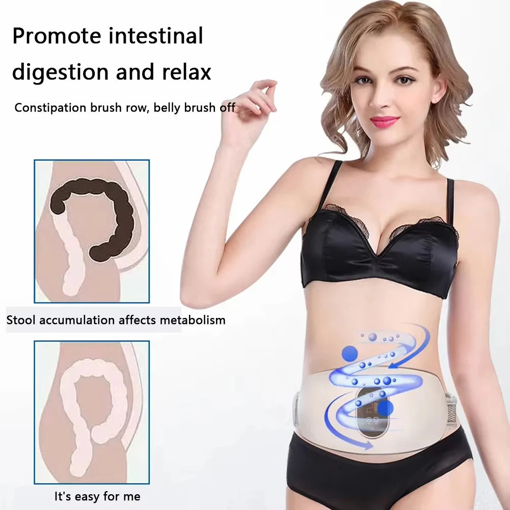 Rechargeable Waist Slimming Belt Fitness Massager Weight Loss Body Shaping Constipation Relief Instrument
