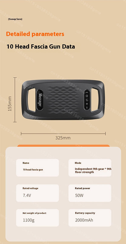 Masajeador Eléctrico de Luz Roja ComfortTherapy - Alivio Instantáneo y Relajación Muscular Profunda