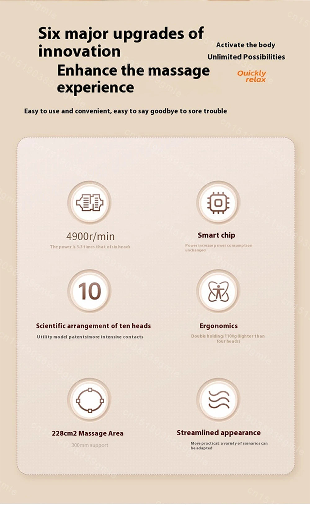 Masajeador Eléctrico de Luz Roja ComfortTherapy - Alivio Instantáneo y Relajación Muscular Profunda