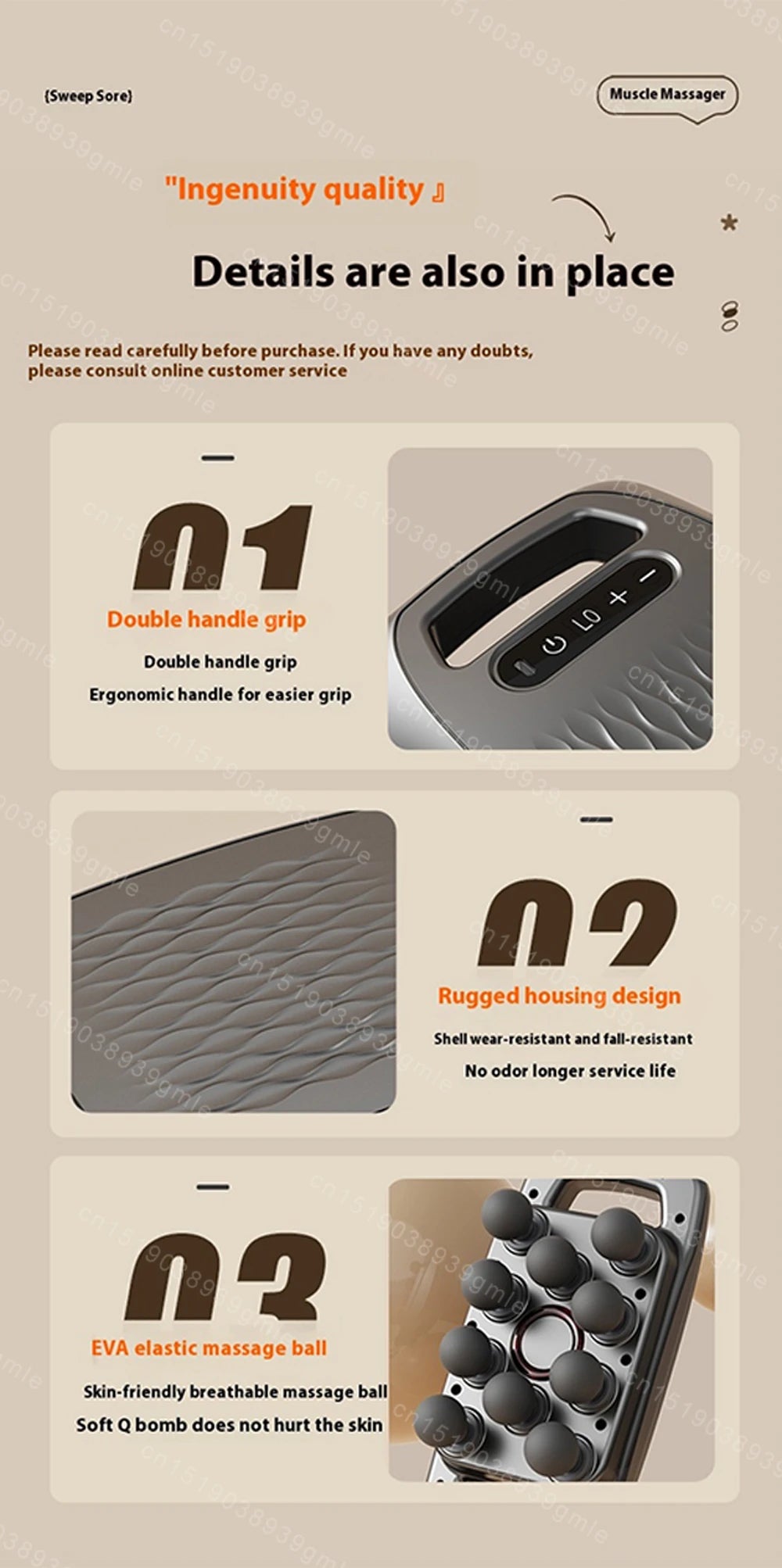 Masajeador Eléctrico de Luz Roja ComfortTherapy - Alivio Instantáneo y Relajación Muscular Profunda