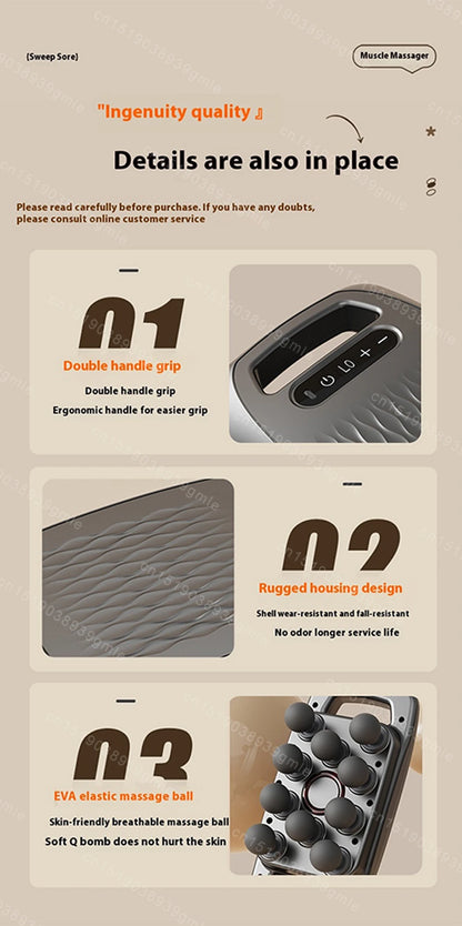 Masajeador Eléctrico de Luz Roja ComfortTherapy - Alivio Instantáneo y Relajación Muscular Profunda