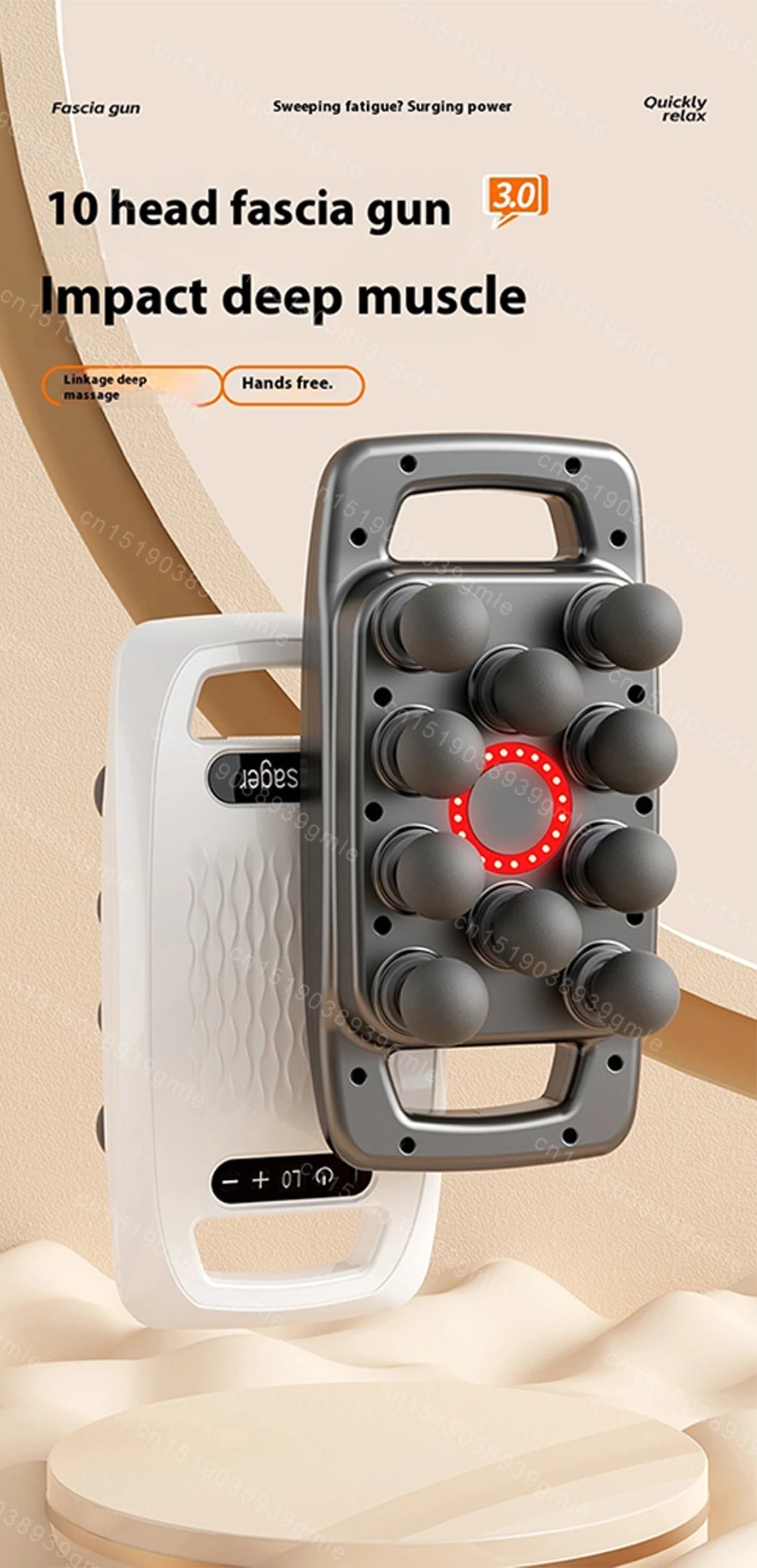 Masajeador Eléctrico de Luz Roja ComfortTherapy - Alivio Instantáneo y Relajación Muscular Profunda